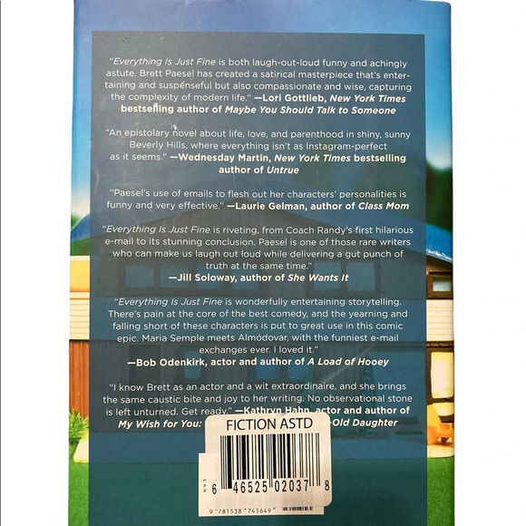 Hard Cover Stress Free Funny Entertaining Everything Is Just Fine Book Brand New - Picture 3 of 6